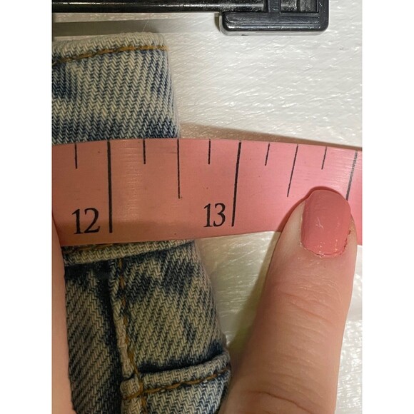 Zara Women High Rise Ankle Length Straight Leg Jeans Light Acid Wash Blue Size 0 - Picture 12 of 12